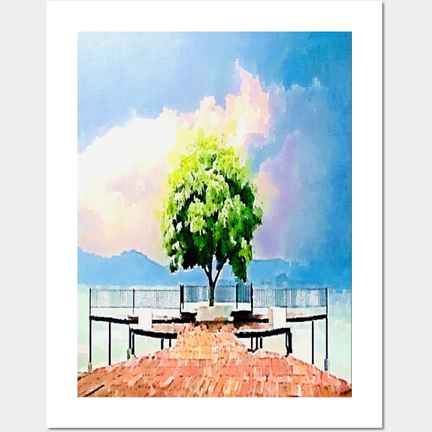 tree landscape Wall Art by Banyu_Urip